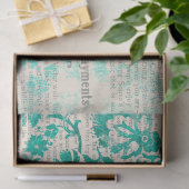 Efemeer Turquoise Papier Serie Design 4 (Geschenk)