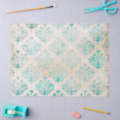 Efemeer Turquoise Papier Serie Design 6 (Craft)