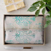 Efemeer Turquoise Papier Serie Design 6 (Geschenk)