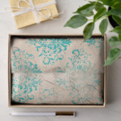 Efemeer Turquoise Papier Serie Ontwerp 12 (Geschenk)