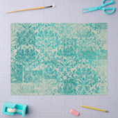 Efemeer Turquoise Papier Serie Ontwerp 13 (Craft)