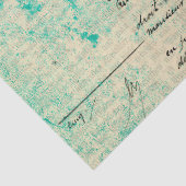 Efemeer Turquoise Papier Serie Ontwerp 14 (Detail)