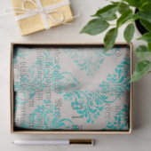 Efemeer Turquoise Papier Serie Ontwerp 17 (Geschenk)