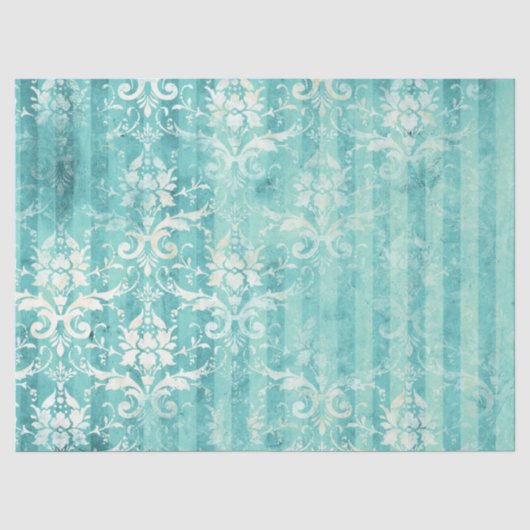 Efemeer Turquoise Papier Serie Ontwerp 20 (Voorkant)