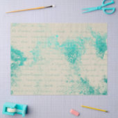 Efemeer Turquoise Papier Serie Ontwerp 5 (Craft)