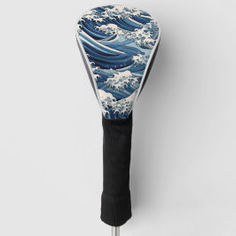 efemere kam: Hokusai-golven opnieuw voorgesteld Golfheadcover