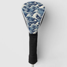 efemere kam: Hokusai-golven opnieuw voorgesteld Golfheadcover
