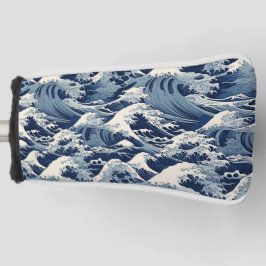 efemere kam: Hokusai-golven opnieuw voorgesteld Golfheadcover