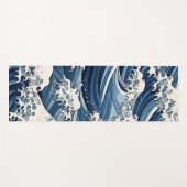 efemere kam: Hokusai-golven opnieuw voorgesteld Yogamat (Voorkant (horizontaal))