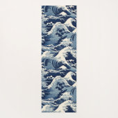 efemere kam: Hokusai-golven opnieuw voorgesteld Yogamat (Achterkant)