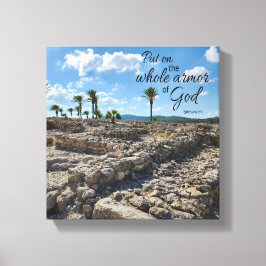 Efeze 6:11 Canvasprint Canvas Afdruk