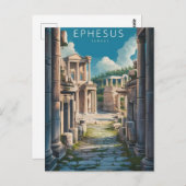 Efeze, Turkije. oldtimerreis Briefkaart (Voorkant / Achterkant)