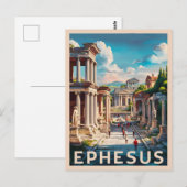 Efeze, Turkije. oldtimerreis Briefkaart (Voorkant / Achterkant)