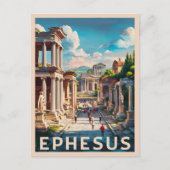 Efeze, Turkije. oldtimerreis Briefkaart (Voorkant)