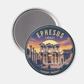 Efeze Turkije Reizen Magneet (Voorkant / Achterkant)