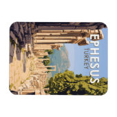 Efeze Turkije Travel Art Vintage Magneet (Horizontaal)