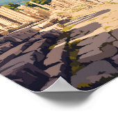 Efeze Turkije Travel Art Vintage Poster (Hoek)