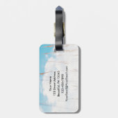 Efeziërs 1:17 Bijbelgebed voor wijsheid Openbaring Bagagelabel (Achterkant verticaal)