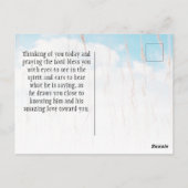 Efeziërs 1:17 Bijbelgebed voor wijsheid Openbaring Briefkaart (Achterkant)