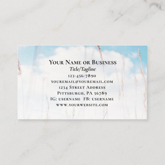 Efeziërs 1:17 Bijbelgebed voor wijsheid Openbaring Visitekaartje (Achterkant)