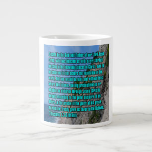 Efeziërs 1:3-6 WEBU Mug Grote Koffiekop