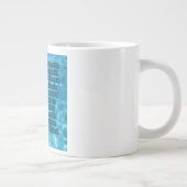 Efeziërs 1:3-6 WEBU Mug Grote Koffiekop (Rechts)