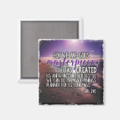 Efeziërs 2:10 Instgram fotomagneet Magneet (Voorkant / Achterkant)