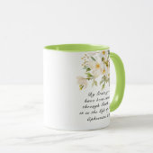 Efeziërs 2:8 Door genade zijt gij gered uit de Bij Mok (Voorkant rechts)