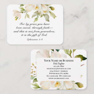 Efeziërs 2:8 Door genade zijt gij gered uit de Bij Visitekaartje