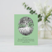 Efeziërs 3:17 Worden geworteld in Zijn liefde Briefkaart (Staand voorkant)