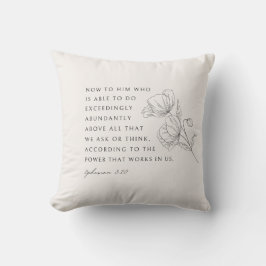 Efeziërs 3:20 Overvloedig overvloedig Kussen