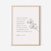 Efeziërs 3:20 Overvloedig overvloedig Poster