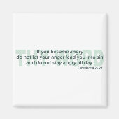 Efeziërs 4: 26-27 magneet (Voorkant)