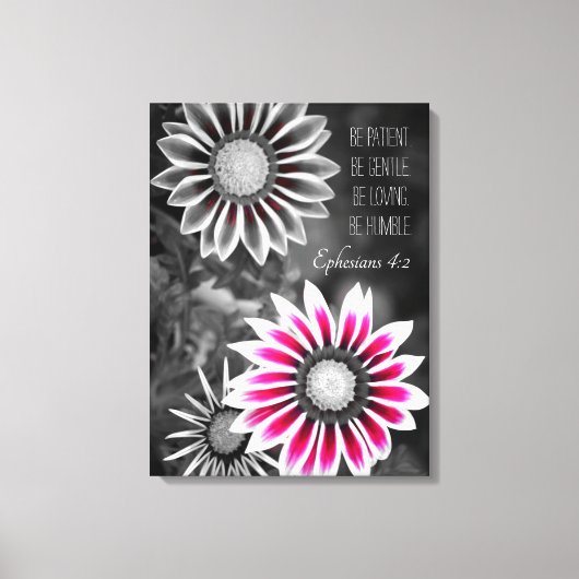 Efeziërs 4:2 verpakt canvas (Voorkant)