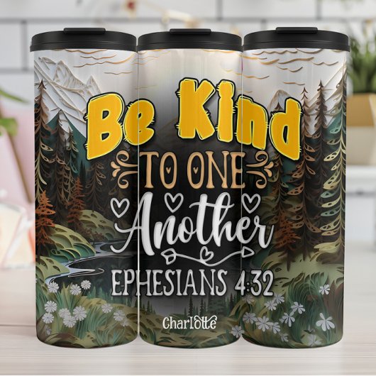 EFEZIËRS 4:32 Wees vriendelijk voor elkaar Thermosbeker