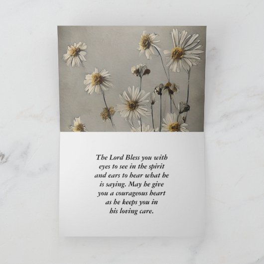 Efeziërs 4:7 Aan ieder van ons wordt Genade gegeve Kaart (Binnen)