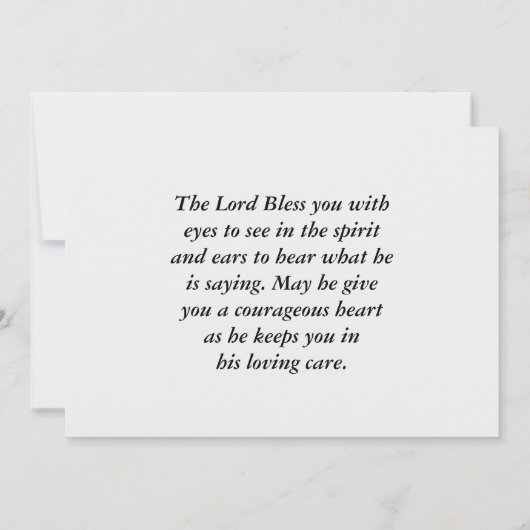 Efeziërs 4:7 Genade wordt gegeven Bijbel Vlakke Ka (Achterkant)