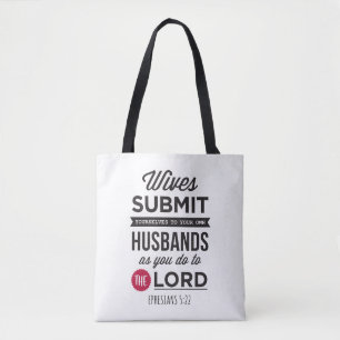 Efeziërs 5:22 tote bag