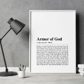 Efeziërs 6:10-18 Pantser van God Poster