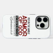 Efeziërs 6:11 Doe de gehele wapenrusting Gods aan Case-Mate iPhone Case (Achterkant (horizontaal))