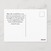 Efeziërs 6:16 Neem de Schild van het Geloof Bijbel Briefkaart (Achterkant)