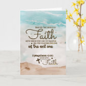 Efeziërs 6:16 Neem de Schild van het Geloof Bijbel Kaart (Gele Bloem)