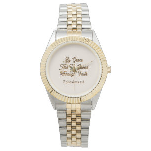 Efeziërs Door genade zijt gij gered Schriftuur Horloge