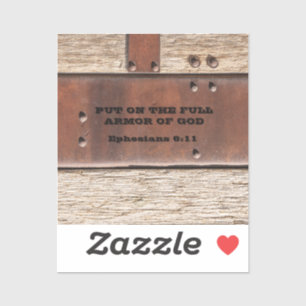 Efeziërs trekken de volle wapenrusting van God aan Sticker