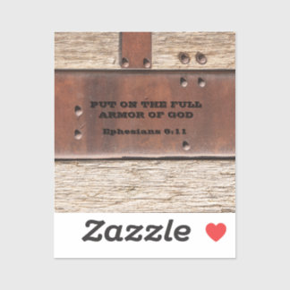 Efeziërs trekken de volle wapenrusting van God aan Sticker