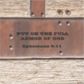 Efeziërs trekken de volle wapenrusting van God aan Sticker (Voorkant)