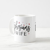 Efeziërs vrouw - Inspirerend geloof Koffiemok (Voorkant links)