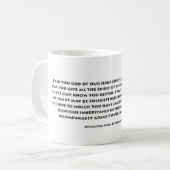 Efezische Gebed Koffiemok (Voorkant links)