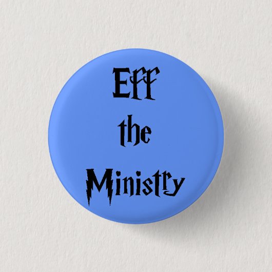Eff het ministerie ronde button 3,2 cm (Voorkant)