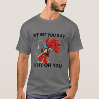 Eff je ziet hoe je weet waarom je hippie Retro vii T-shirt